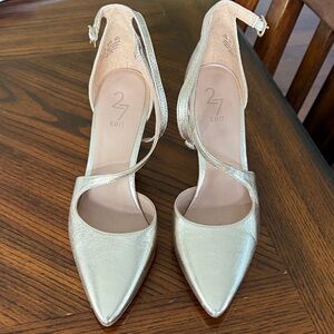 27 EDIT Metallic Gold Heels